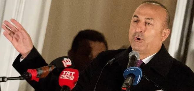 Bakan Çavuşoğlu Almanya’da konuştu