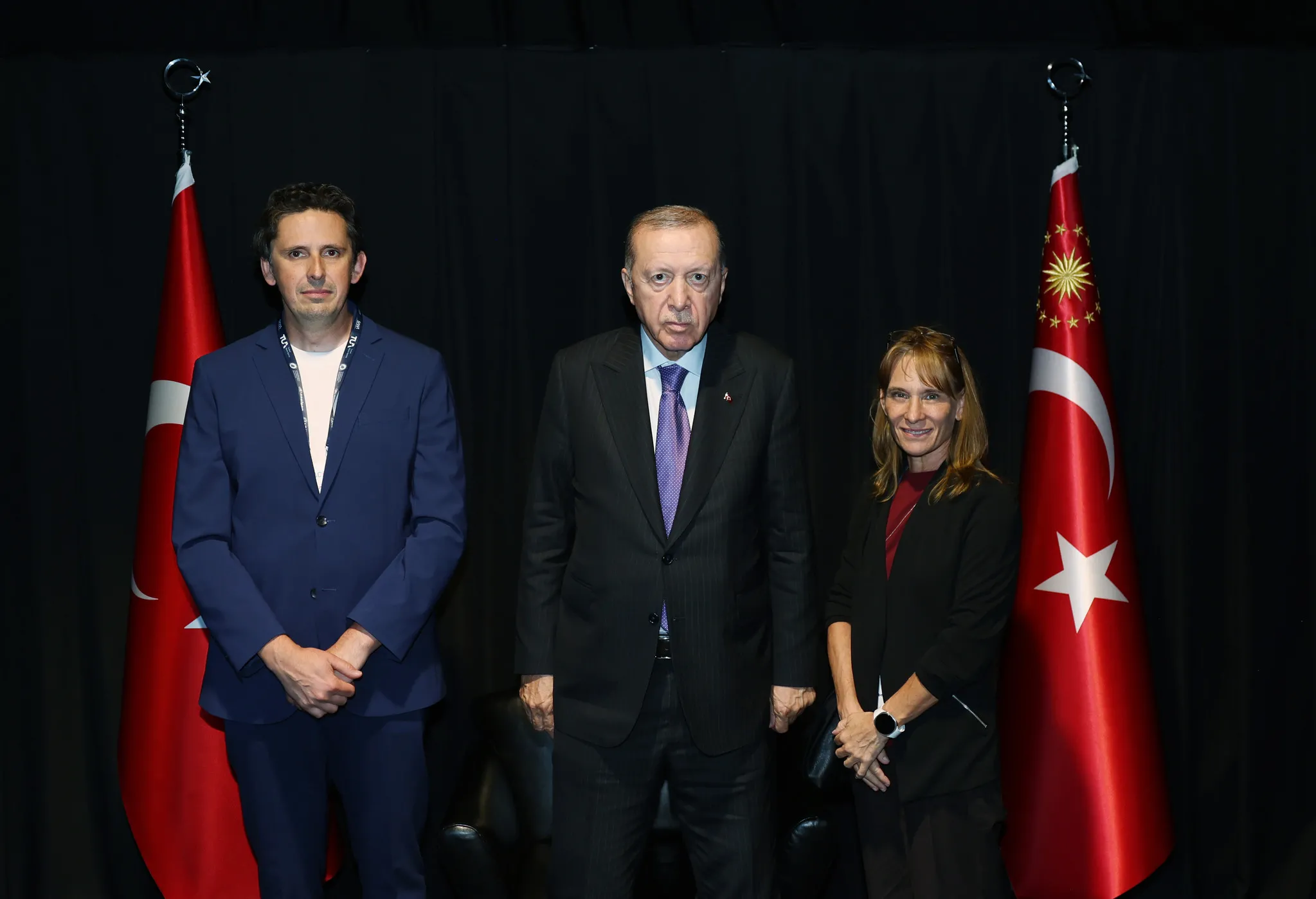 Başkan Erdoğan SpaceX üst düzey yöneticilerini kabul etti