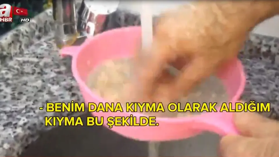 Hileli kıymaya dikkat! Yıkadığında ortaya çıktı…