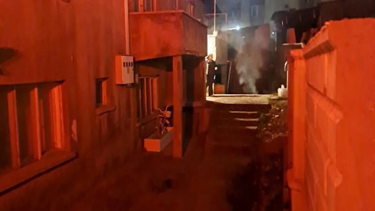 Isparta'da tıkalı soba yangına sebep oldu