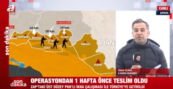 Son dakika: PKK’nın üst düzey ismi Türkiye’ye getirildi! Pençe Kilit Operasyonu öncesi teslim olmuştu