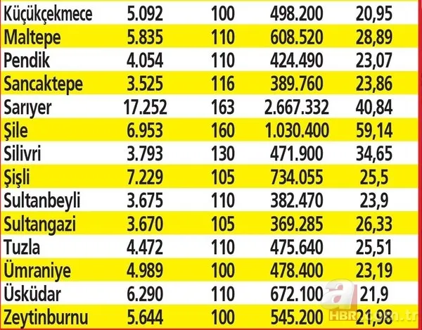 İstanbul'un en ucuz evleri! 21 ilçede 500.000 TL altına kolaylıkla ev bulabilirsiniz! Faiz düşüşüyle piyasa canlandı... 9