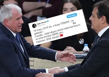 Ergin Ataman'dan maç öncesi paylaşım