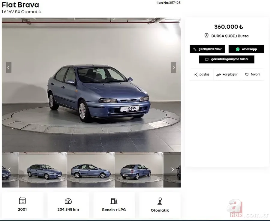 Uyguna İkinci el araç satışı yapıyor! Fiyatlar 230 bin TL’den başlıyor! Fiat, Volkswagen, Hyundai, Peugeot, Renault, Ford, Citroen mollerinin fiyatı ne kadar? 13