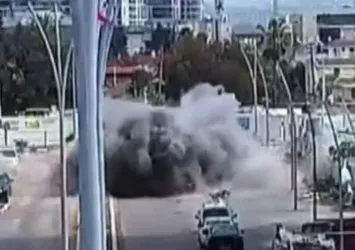 A Haber ekibi Tel Aviv’de vurulan bölgeyi görüntüledi!