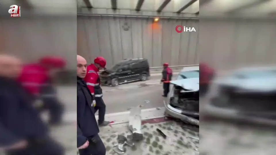 Malatya’da 4 araç birbirine girdi: 7 yaralı!