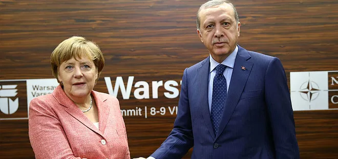 Başkan Erdoğan Merkel ile görüştü