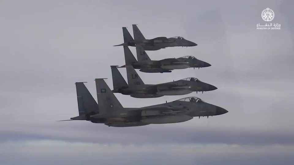 Suudi Arabistan ve ABD’den gözdağı! O anları sosyal medyadan paylaştılar | Video