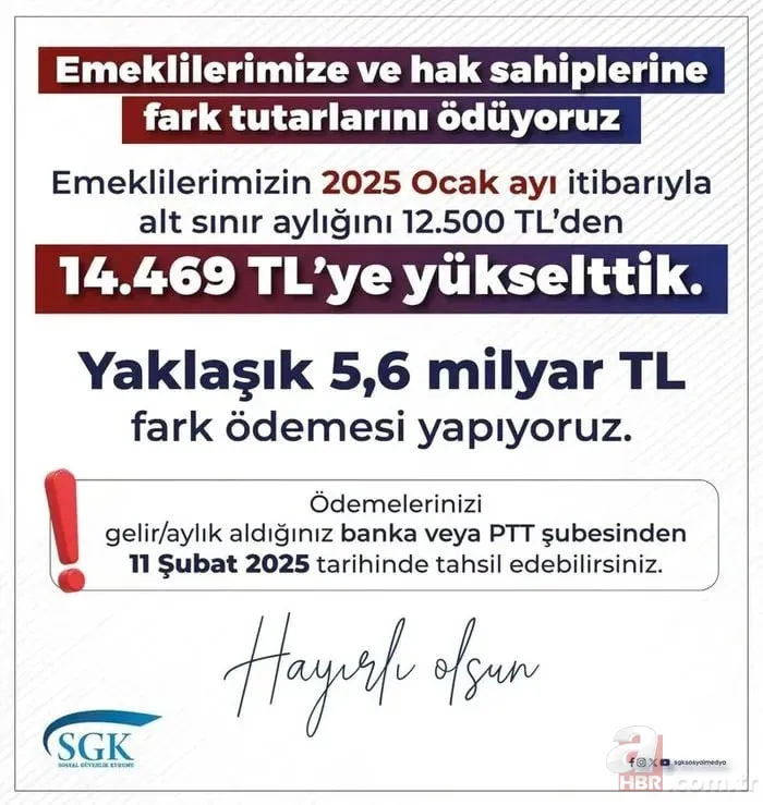 SSK BAĞKUR hepsi için... SGK saatler önce duyurdu: MAAŞ FARKLARI hesaplarda! Kim ne kadar alacak? 2