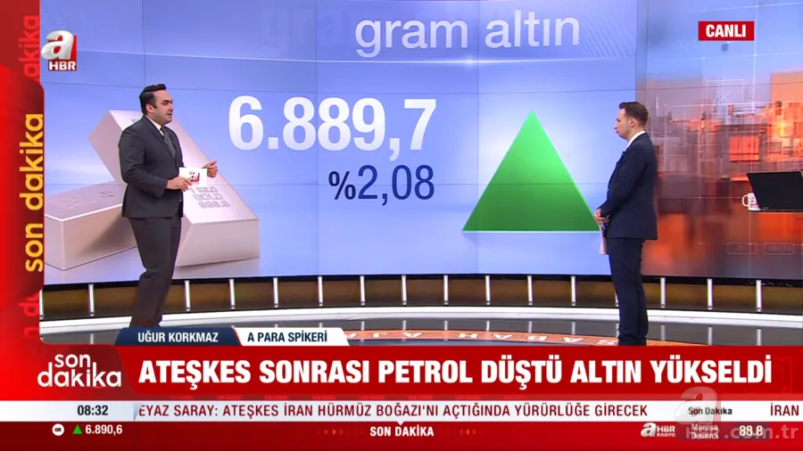 Altında dev ateşkes sıçraması! Kapalıçarşı eşiği aştı: Gramda 8.000 TL yolda 5