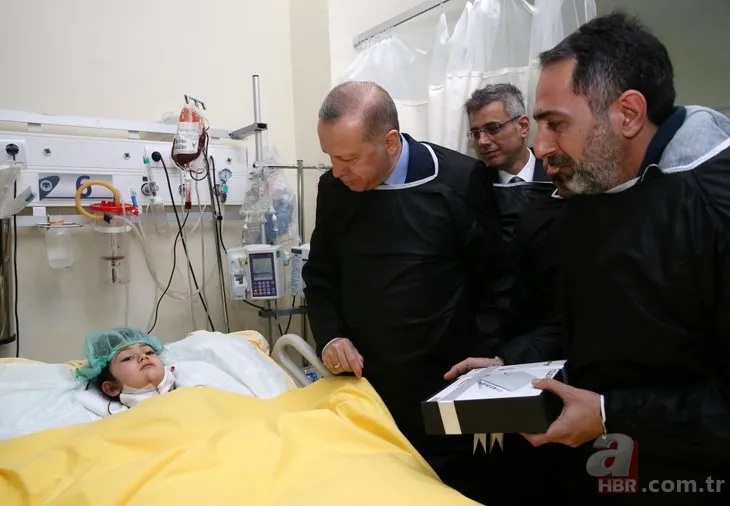 Başkan Erdoğan’dan mucize çocukları ziyaret