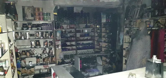 Bursa'da parfüm dükkanında patlama