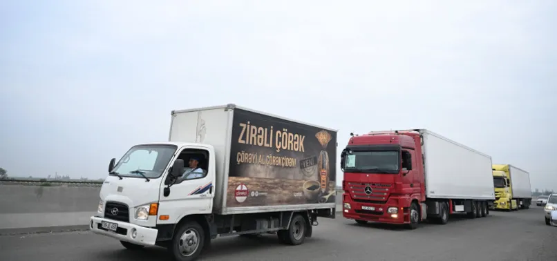 Azerbaycan’ın Karabağ’daki Ermenilere gönderdiği insani yardım yola çıktı