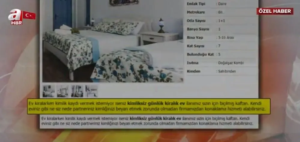 Gunluk Kiralik Ev Tehlikesi 18 Yas Altina Saatlik Ev Kiraliyorlar A Haber Tek Tek Tarayip Ortaya Cikardi