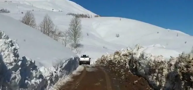 Bingöl’de kardan kapanan 30 yerleşim yerinin yolu açıldı