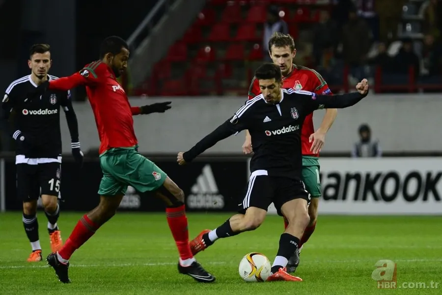 Lokomotiv Moskova - Beşiktaş maçından kareler 2