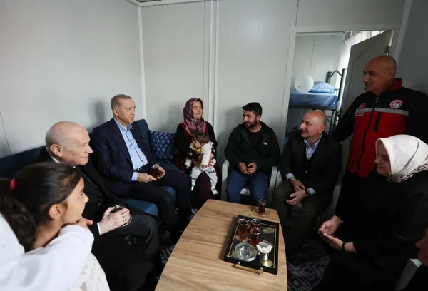 Başkan Recep Tayyip Erdoğan ve MHP Lideri Devlet Bahçeli Adıyaman’da