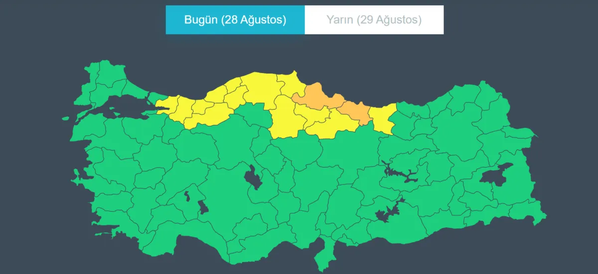 soguk-havasi-dalgasi-geliyor-yagisli-sistem-iki-gun-surecek-10-ile-sari-kodlu-uyari-1787922346441.png Meteoroloji Genel Müdürlüğünden 13 ile sarı kod, 2 ile turuncu kodlu uyarı. (Görsel: MGM)