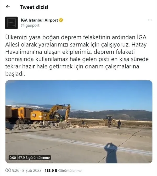 Depremde hasar gören Hatay Havalimanı ne zaman açılacak? Çalışmalar ne durumda?
