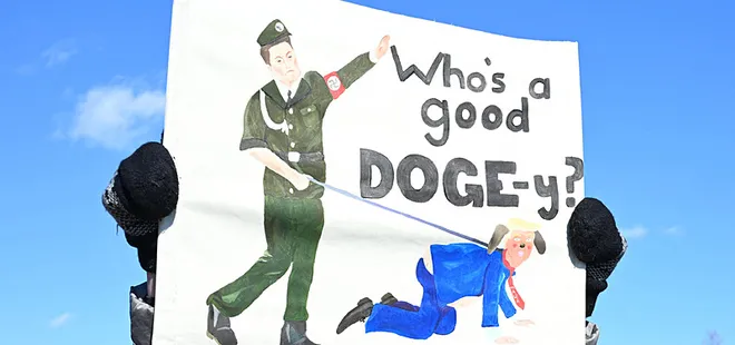 ABD’de Trump ve Musk’a protesto!