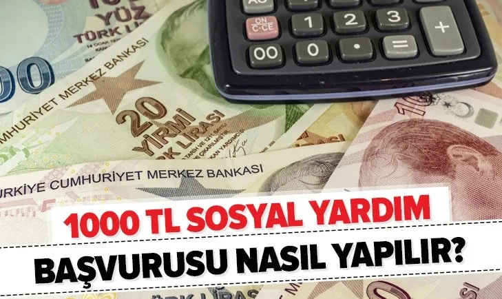 1000 TL sosyal yardım parası e-Devlet başvuru nasıl yapılır? 1000 TL korona nakdi yardım kimlere verilecek?