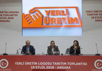 Türkiye'nin 'yerli üretim' logosu tanıtıldı