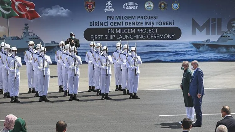 Son dakika: Babur denizle buluştu! Başkan Erdoğan’dan Pakistan MİLGEM Korvet Projesi’nde önemli açıklamalar