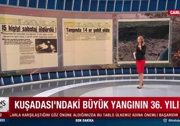 Kuşadası'ndaki büyük yangının 36. yılı