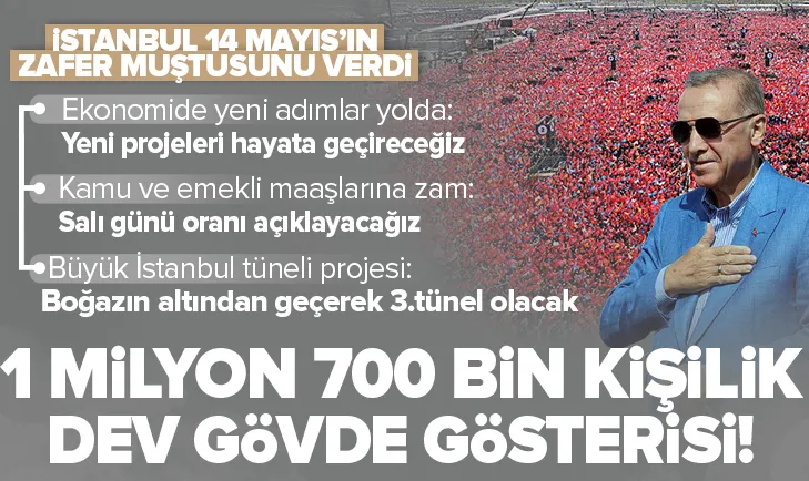 AK Partiden İstanbulda dev gövde gösterisi
