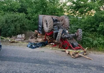 Bolu’da traktör kazası: 1 kişi hayatını kaybetti 2 kişi yaralandı