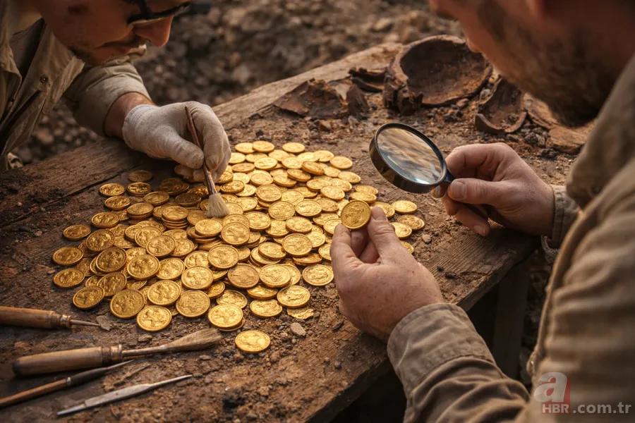 Torzhok’ta ev temelinde 409 altın rublelik hazine bulundu 6