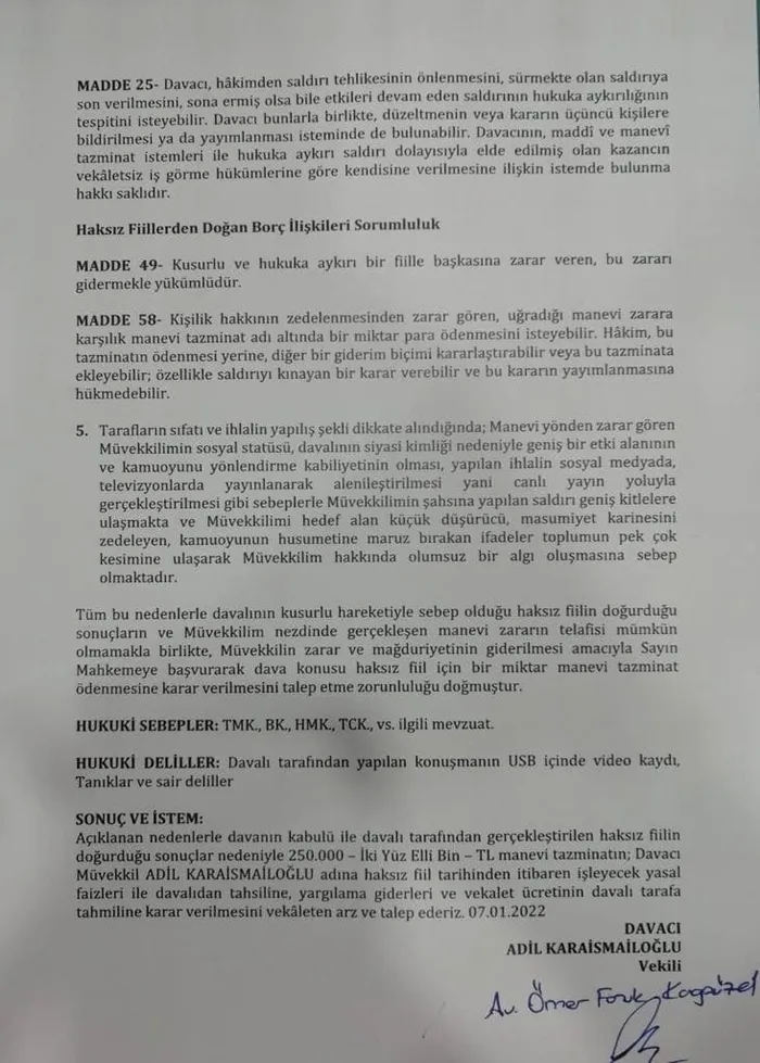 Bakan Adil Karaismailoğlu’na hakaret ve iftira olayı! Mahkemeden Kemal Kılıçdaroğlu’na 2 dava - 5