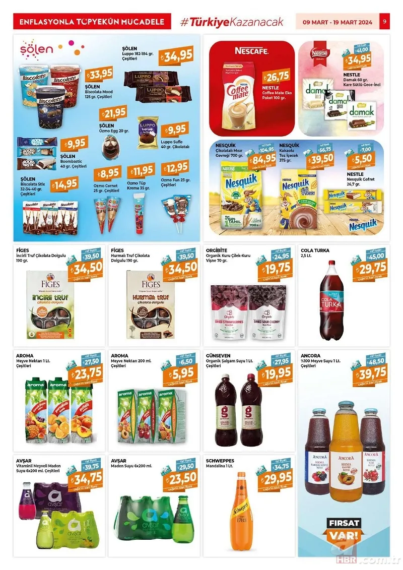 Çağrı Market İndirim Kataloğu Yayınlandı! RENAX bulaşık makinesi tableti 159,95 TL, İçim Kaşar peynir 249,95 TL, Doğuş 3 kilogram toz şekeri 89,75 TL… 10