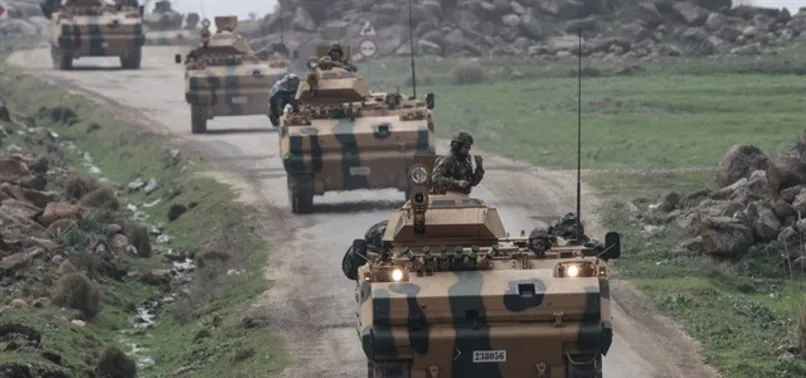 Suriye'nin Afrin bölgesinde, belirlenen terör hedefleri ateş altına alındı