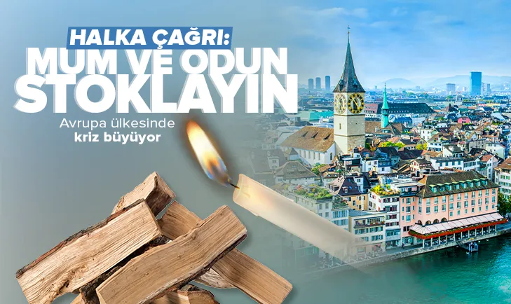 İsviçrede halka odun ve mum stoğu çağrısı