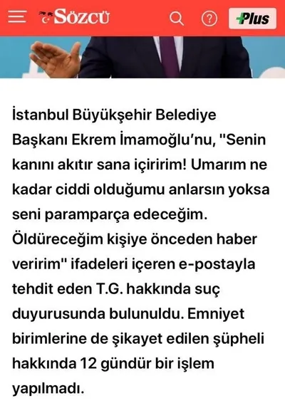 İstanbul Cumhuriyet Başsavcılığı Ekrem İmamoğlu’nun avukatları ve Sözcü Gazetesi’ni yalanladı!