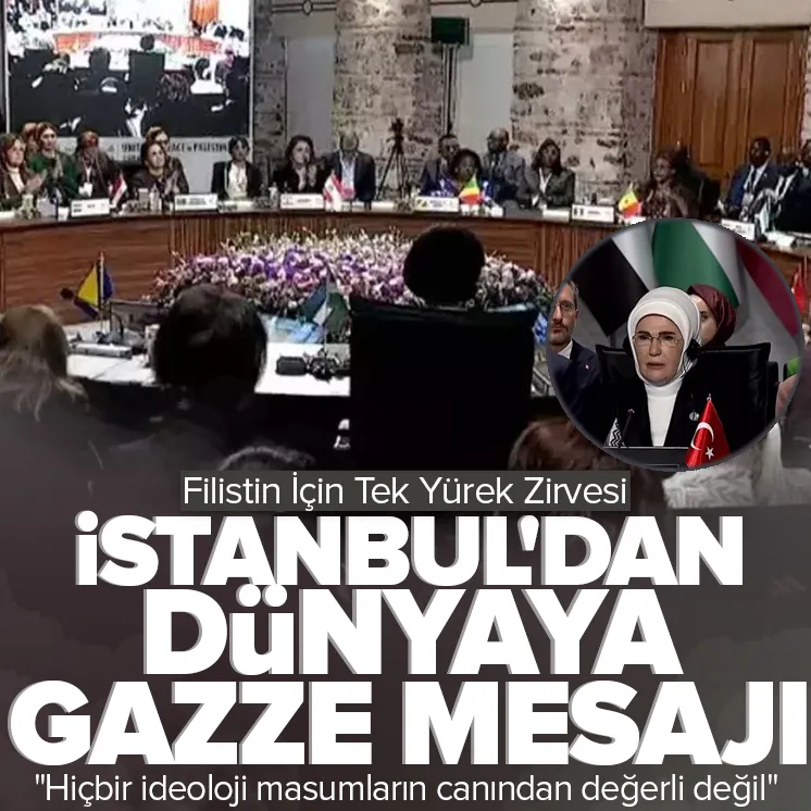 Emine Erdoğan mazlumların sesi oldu!