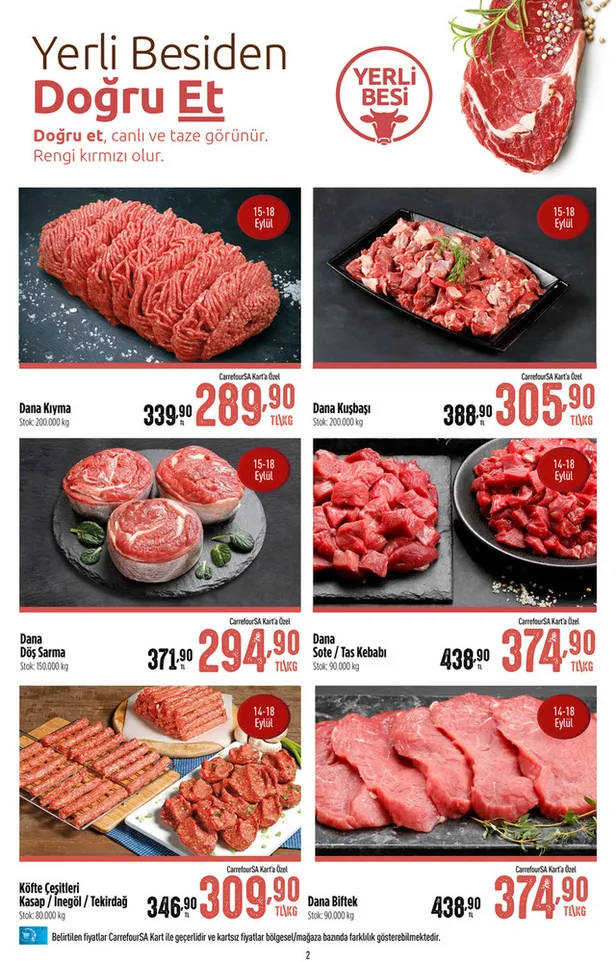Carrefour 18 Eylül indirim kataloğu: Carrefour uygun fiyata Playstation 4, kıyma, et, balık kahve makinesi, sıvı yağ satışa sunuluyor