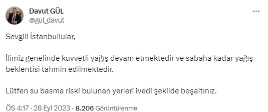 Yağmur ne zaman duracak? İstanbul yağmur ne kadar, kaç gün sürecek? Meteoroloji hava durumu tahminleri son dakika!