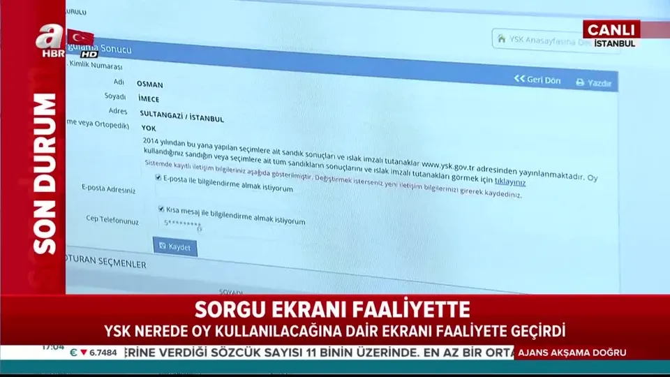 Nerede oy kullanacağım? YSK seçmen sandık sorgulama nasıl yapılır? | Video