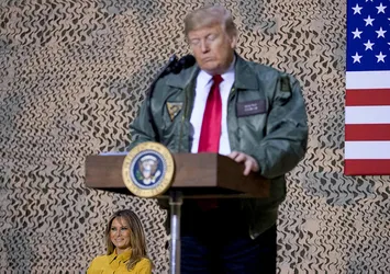 Donald Trump'ın Irak ziyaretine tepki