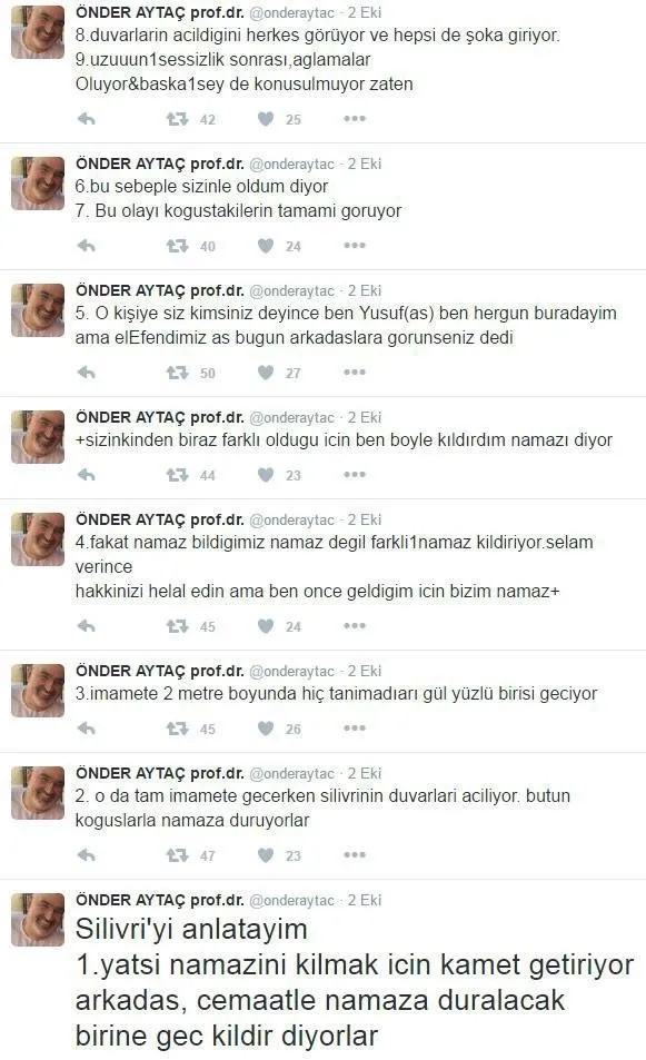 Feto Nun Hz Yusuf Silivri De Namaz Kildirdi Hezeyani A Haber Son Dakika Gundem Haberleri