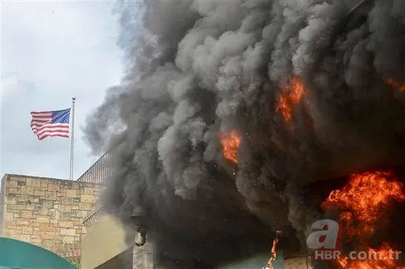 Honduras’ta protestocular ABD elçilik binasının kapısına dayandı 12