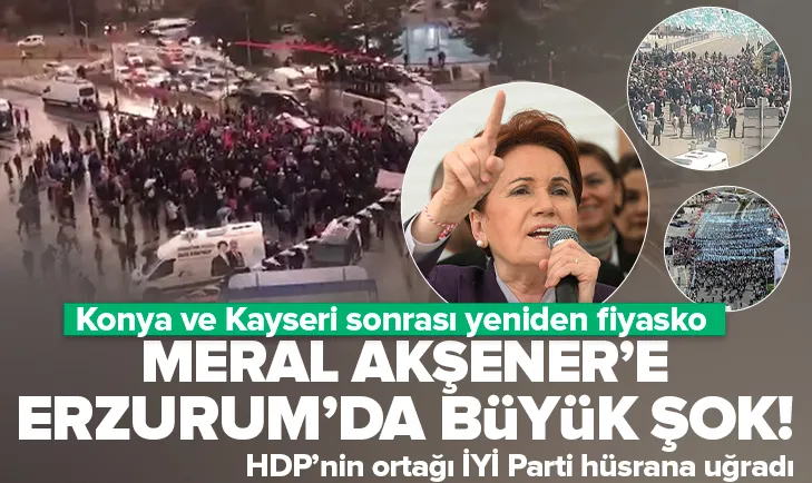 Konya ve Kayseri sonrası Erzurumda da fiyasko!