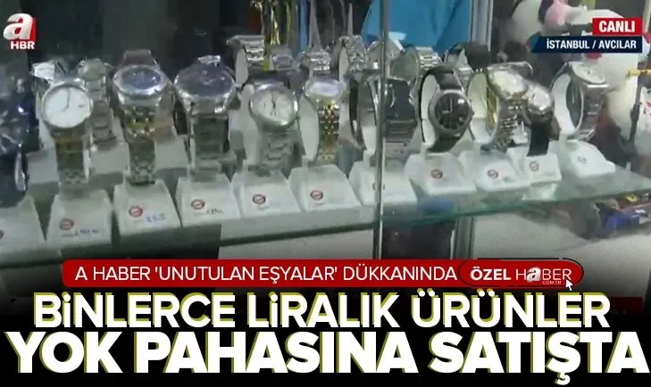 Havalimanında unutulan eşyalar satışa çıkarıldı