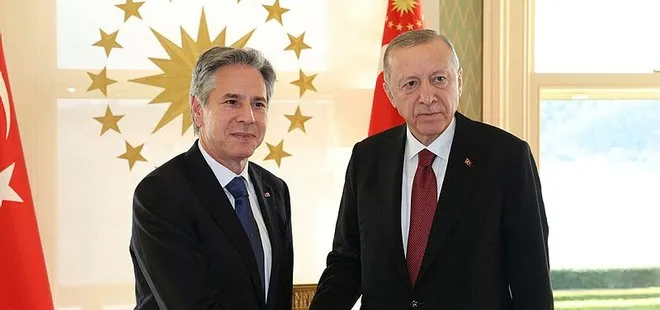 Başkan Erdoğan ile ABD Dışişleri Bakanı Antony Blinken arasında kritik görüşme