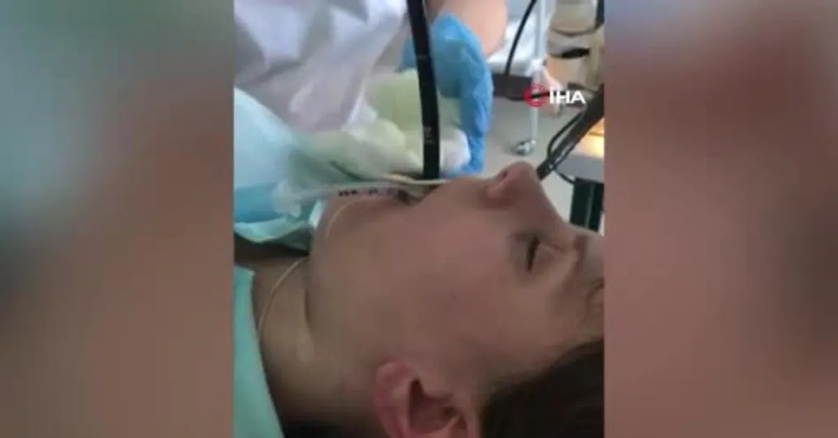 Genç kadının ağzından çıkan kan dondurdu