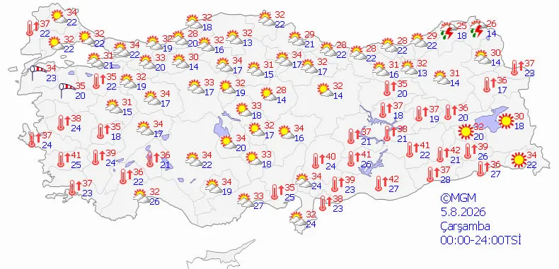 Türkiye Eyyam-ı Bahur dalgası etkisinde! Meteoroloji’den kritik fırtına ve yağış uyarısı - 1