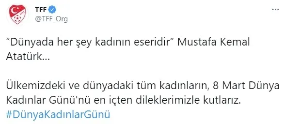 Spor camiası 8 Mart Kadınlar Günü’nü kutladı