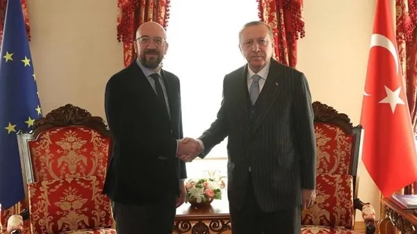 Başkan Erdoğan AB Konseyi Başkanı Charles Michel ile görüştü: Türkiye’nin tam üyeliği için somut adım atın